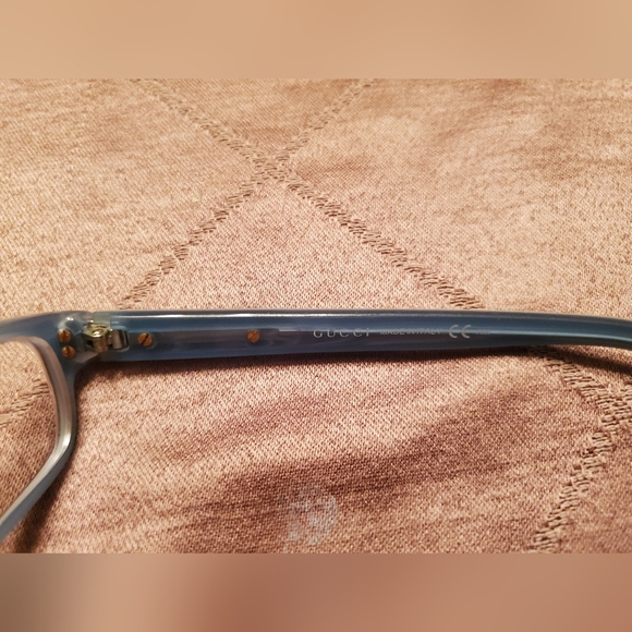 GUCCI GG Havana blue/ brown eyeglasses - Picture 5 of 8